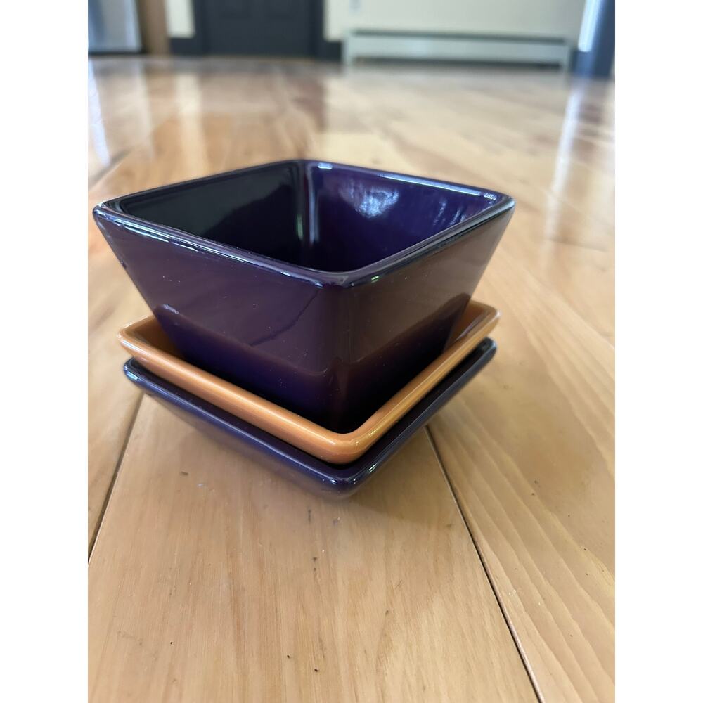 Pampered Chef Simple Additions 3 Serving Set 1 Bowl, 2 Small Plates
